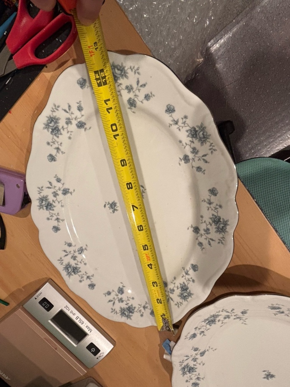 Set of‎ 2- Johann Haviland “Blue Garden” fine China Platters - Picture 5 of 6